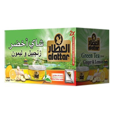 Al-Attar Green Tea with Cinnamon and Ginger 20 Bags