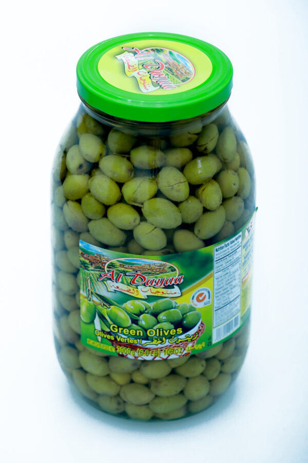 Al Dayaa Green olives 3000G